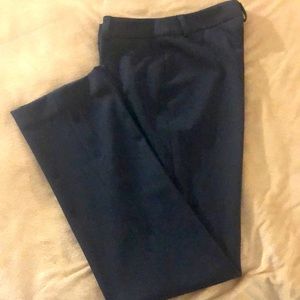 Black Rayon straight pants size 4, waist 26 inches, 41 inches long